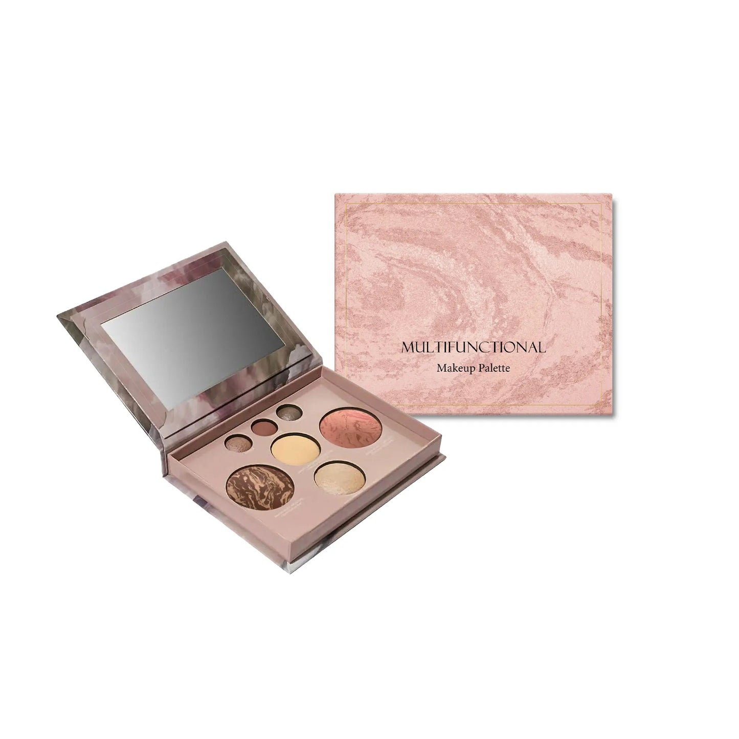 Multifunctional Makeup Palette Highlight Blush Bronzer Matte Glow Shimmer Glitter Lasting Makeup Professional Makeup Palette