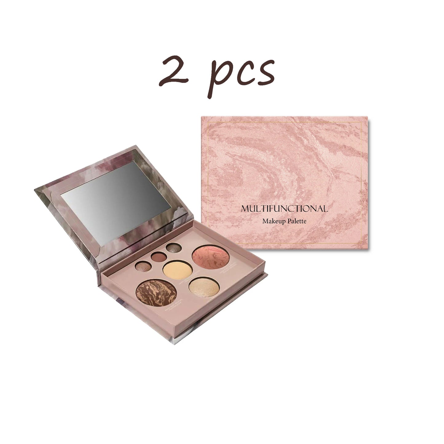 Multifunctional Makeup Palette Highlight Blush Bronzer Matte Glow Shimmer Glitter Lasting Makeup Professional Makeup Palette