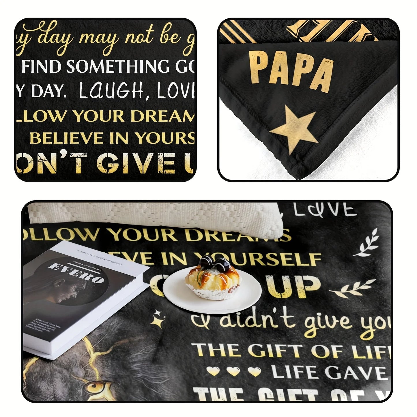 One Piece Blanket From Mom To My Son Gift For Son Birthday Valentines Day Graduation Throw Blanket 100 Percent Polyester