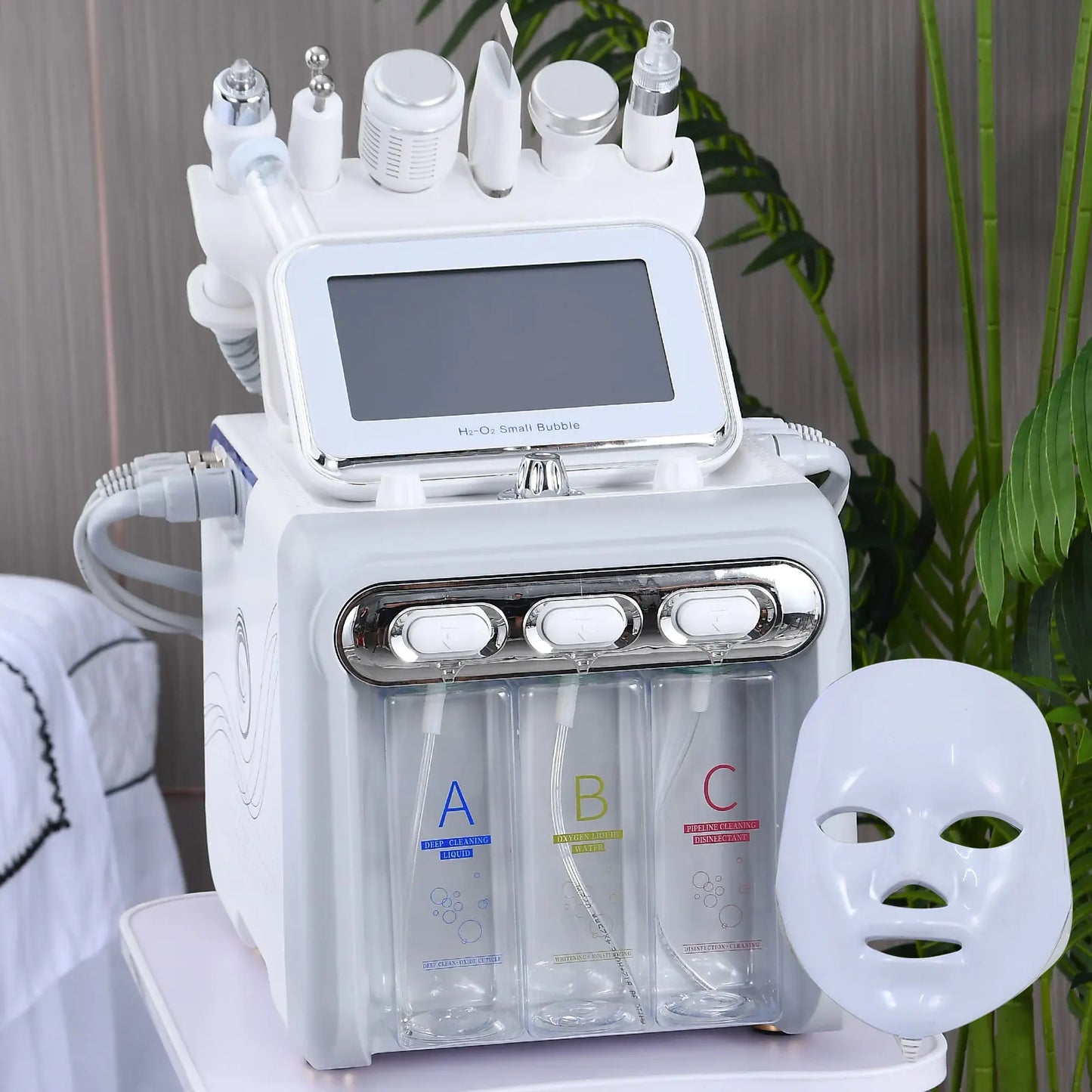 7 in 1 H2O2 Beauty Skin Cleansing Hydrofacial Machine for Home Use Water Aqua Peeling
