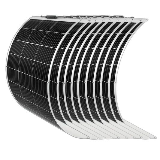 BOGUANG 100W Monocrystalline Solar Panel 16.5V Off Grid For RV Boat Marine Caravan Flexible Foldable