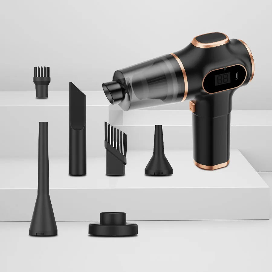 Cordless Handheld Vacuum Cleaner Portable Powerful For Car And Home With Long Battery Life HEPA Filter Cyclone Dust Box