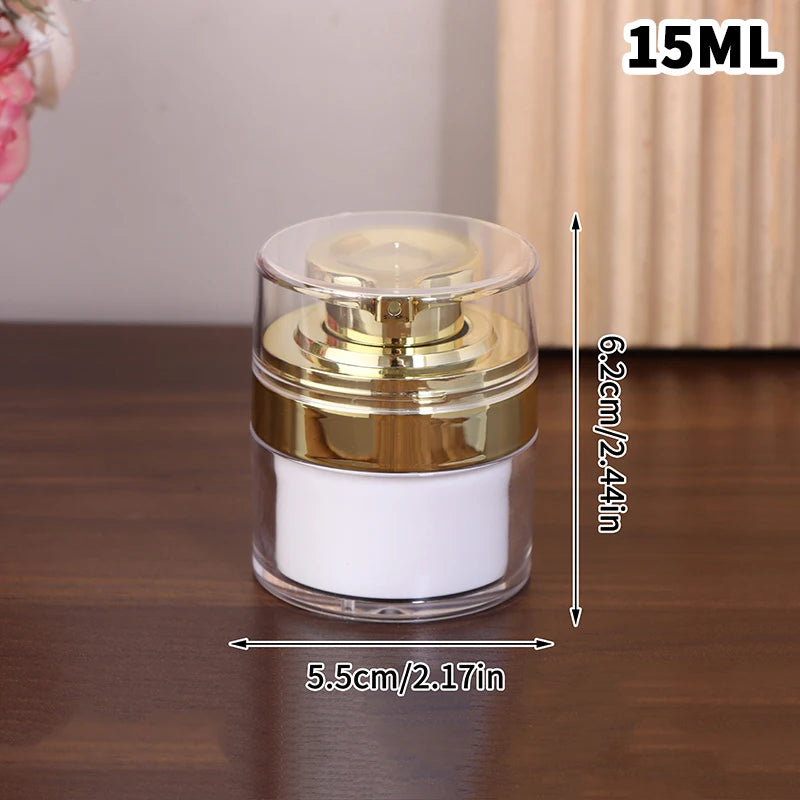 Refillable Vacuum Bottle Travel Cream And Lotion Cosmetic Container With Pump Moisturizer Jar Empty Cream Subpackage Toiletry