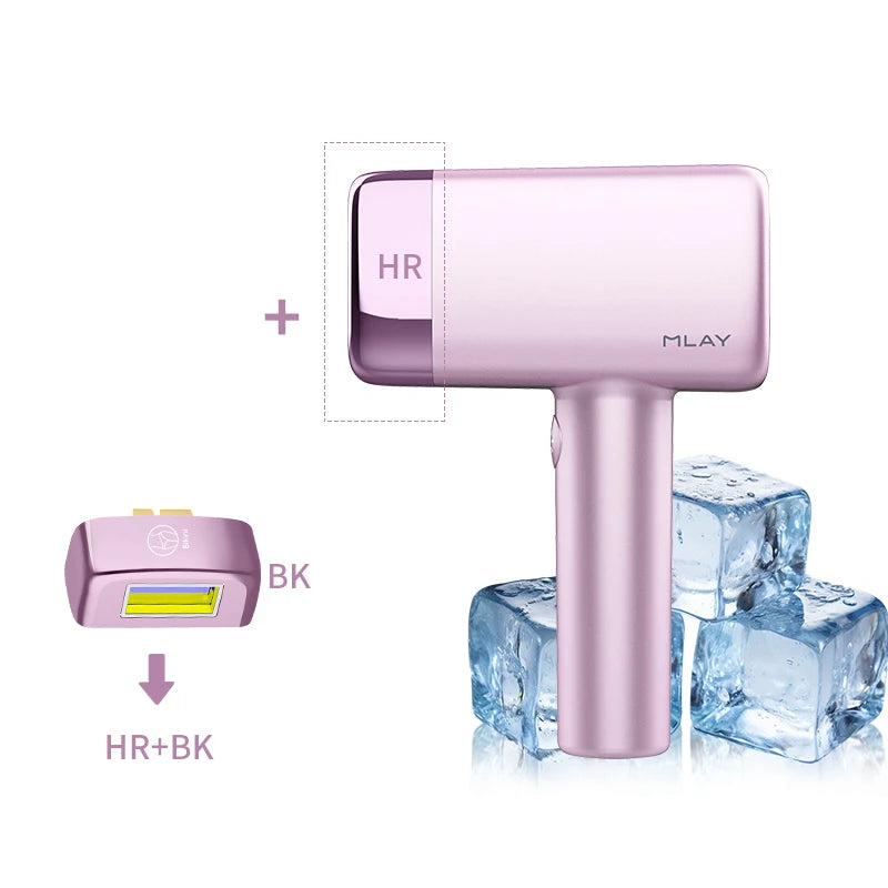 MLAY T14 Ice Cooling Hair Removal Device Bikini Facial Hair Laser Epilator with Replaceable Lens Women's Epilators Painless