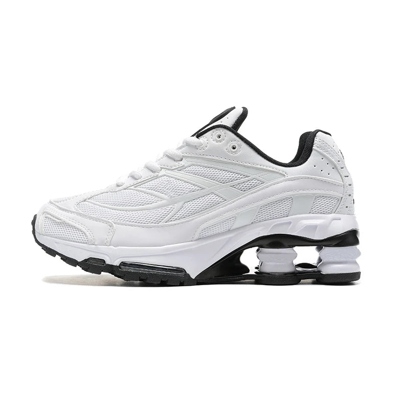 2026 Max Shox TL 1308 Column Mens Black Gold Cushioned Outdoor Running Shoes Size 40 to 45