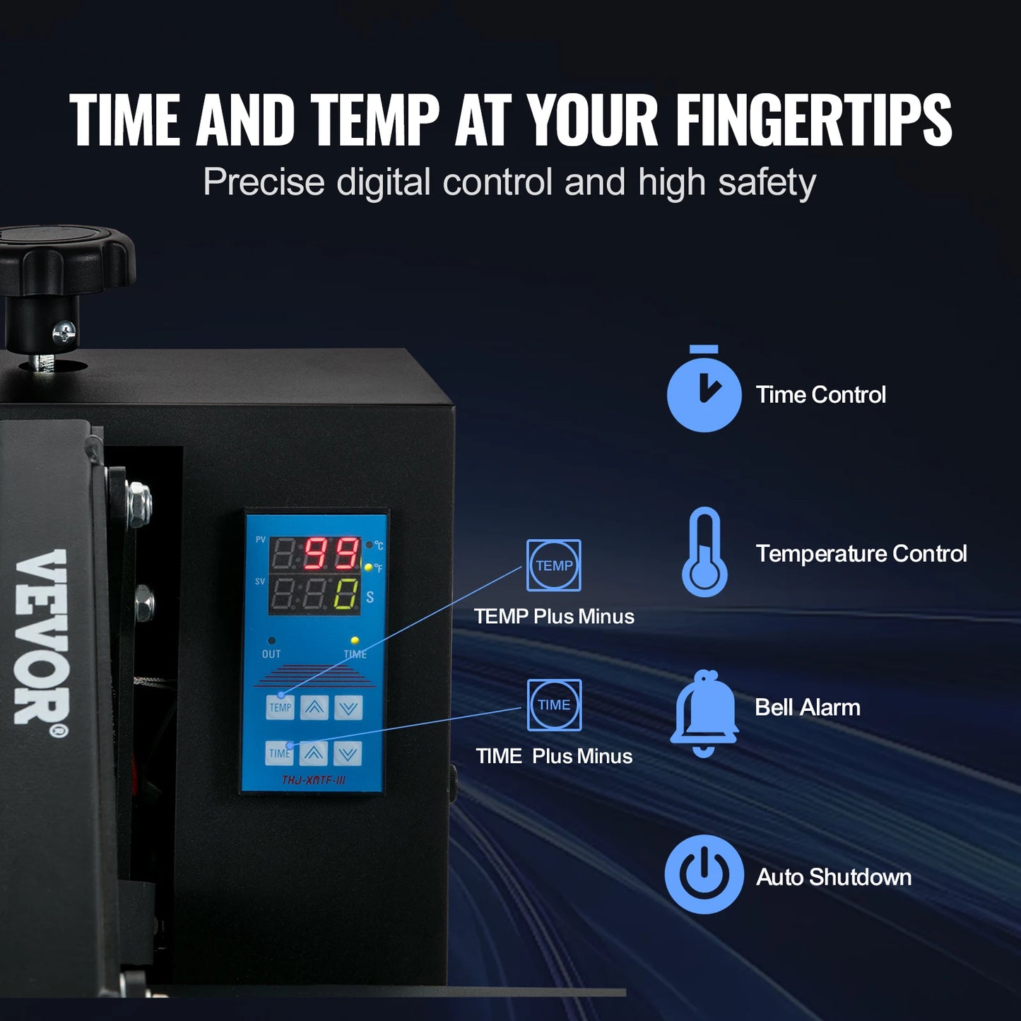 SucceBuy Heat Press Machine 15"x15"/ 16"x20" /16"x24" Sublimation Printer Manual Clamshell Transfer on DIY T-shirt Pillow