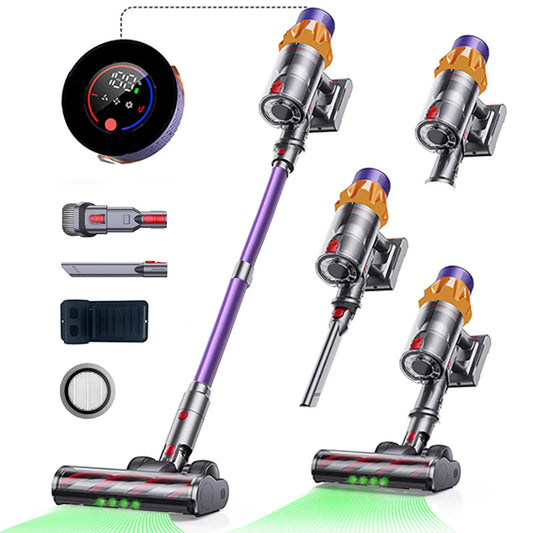 V18 Cordless Vacuum Cleaner 550W 45000PA – Powerful Brushless Motor, Handheld Home Vacuum