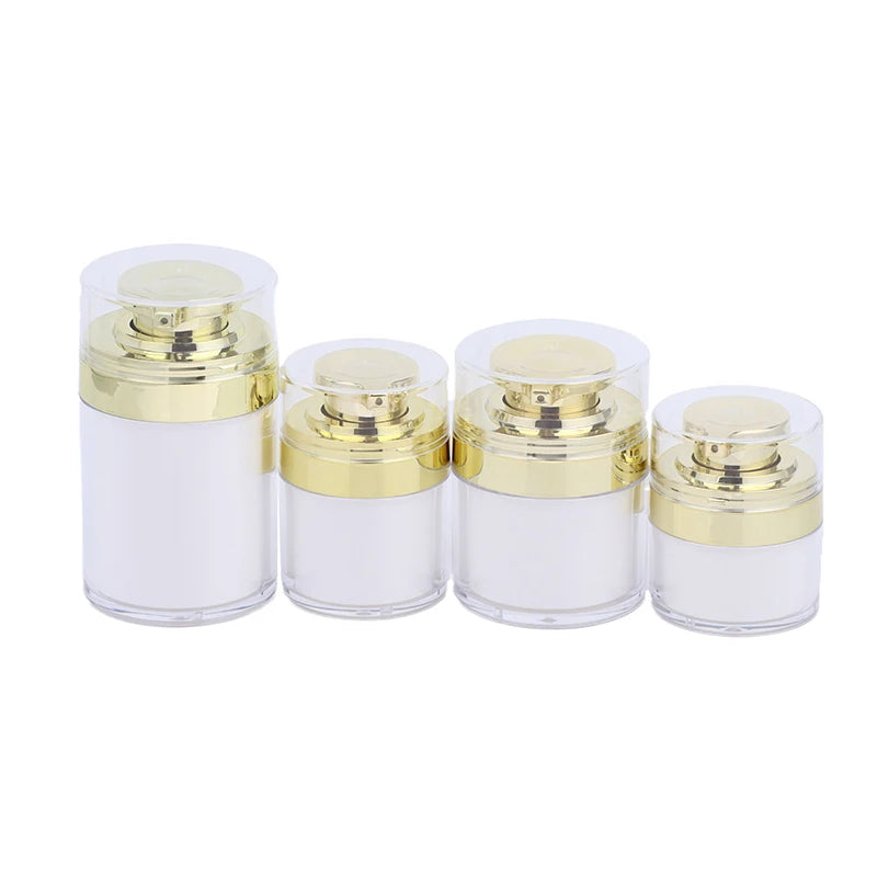 Refillable Vacuum Bottle Travel Cream And Lotion Cosmetic Container With Pump Moisturizer Jar Empty Cream Subpackage Toiletry