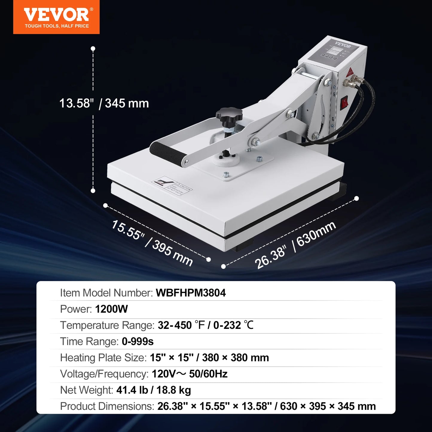 SucceBuy Heat Press Machine 15"x15"/ 16"x20" /16"x24" Sublimation Printer Manual Clamshell Transfer on DIY T-shirt Pillow