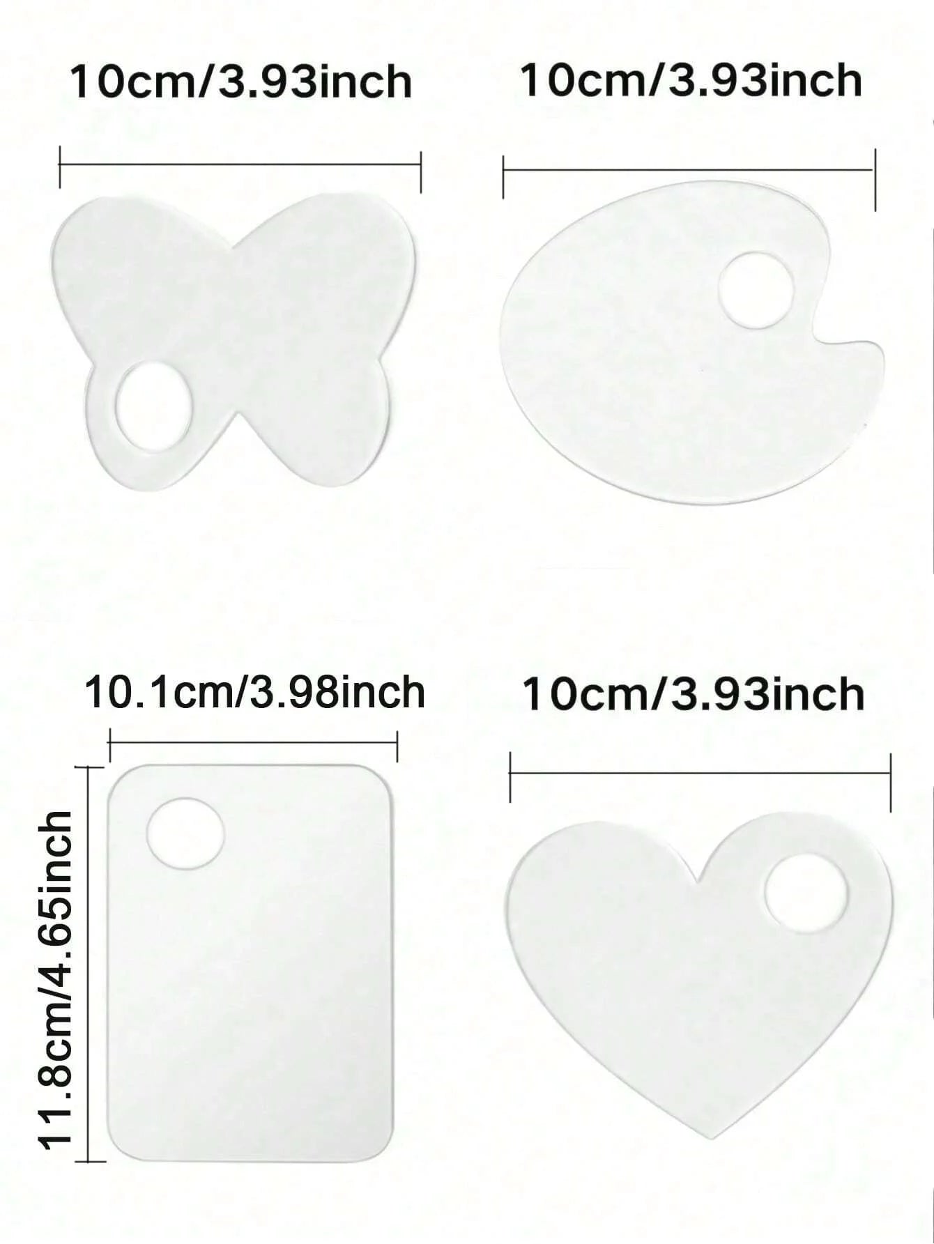 Acrylic Makeup Palette Spatula Liquid Foundation Eye Shadow Mixing Cream Pigments Nail Art Manual Cosmetic Beauty Tools