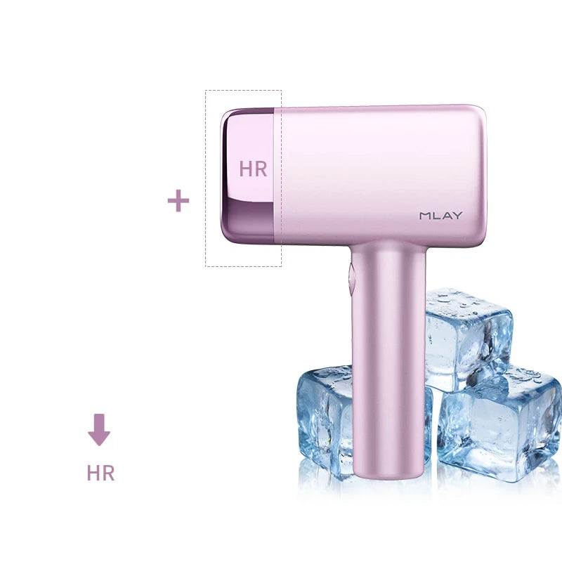 MLAY T14 Ice Cooling Hair Removal Device Bikini Facial Hair Laser Epilator with Replaceable Lens Women's Epilators Painless