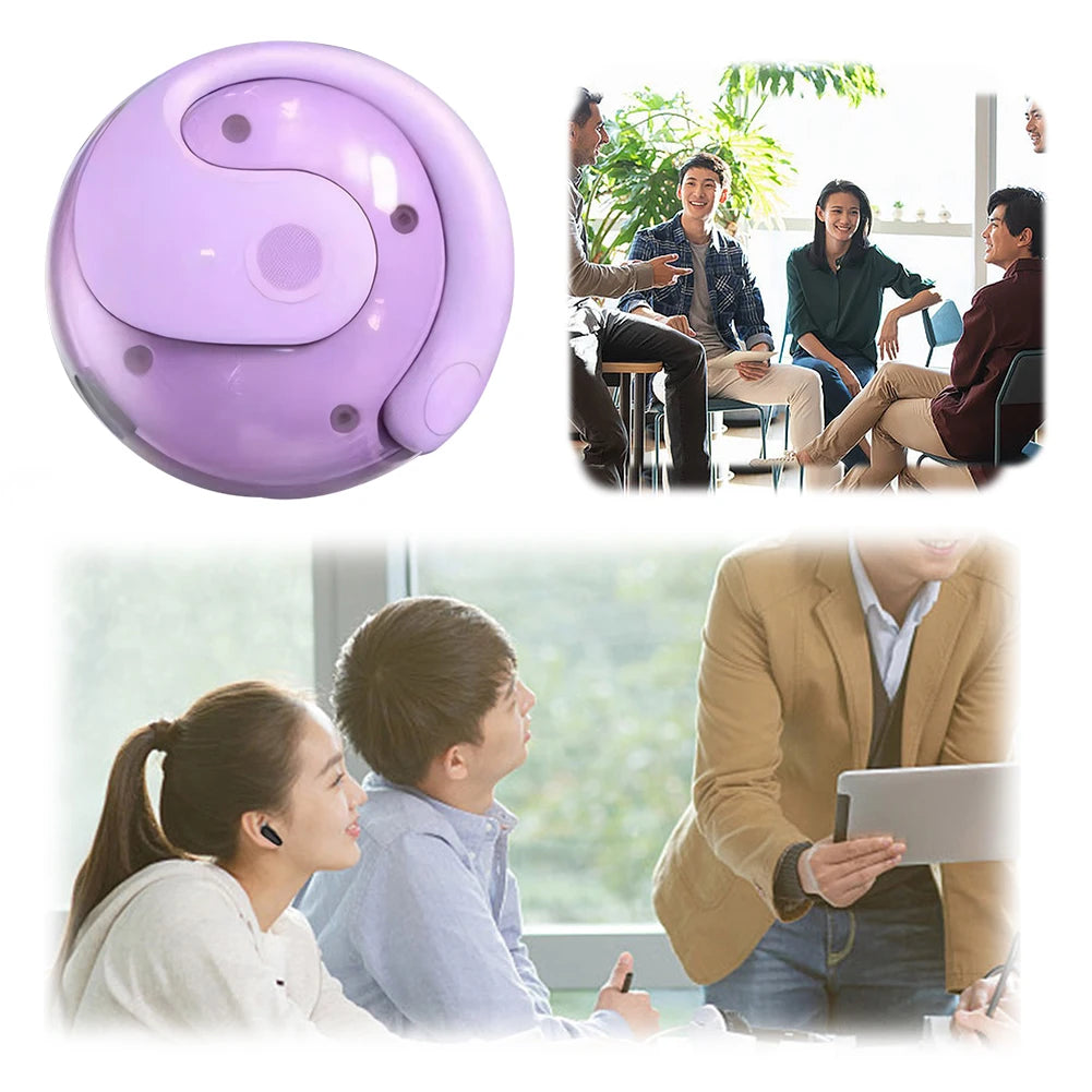 Wireless BT AI Translation Earbuds 99% Accuracy 144 Languages Translator Earbuds Smart Voice Translator for Travel and Business