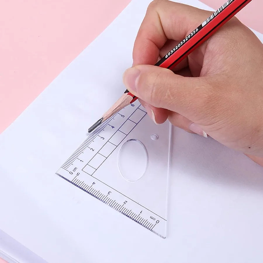 13 Pcs Compass and Protractors Set Math Compass Geometry Tool Metal Geometry Kit Precision Drawing Tool Circle Triangle Ruler P