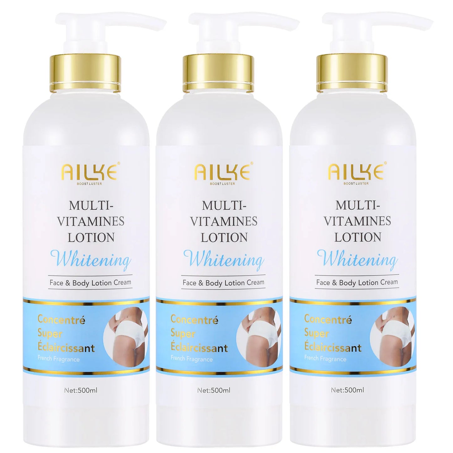 AILKE Multi Vitamin Brightening Body Lotion For Radiant Smooth And Even Skin Tone Moisturizing Cream