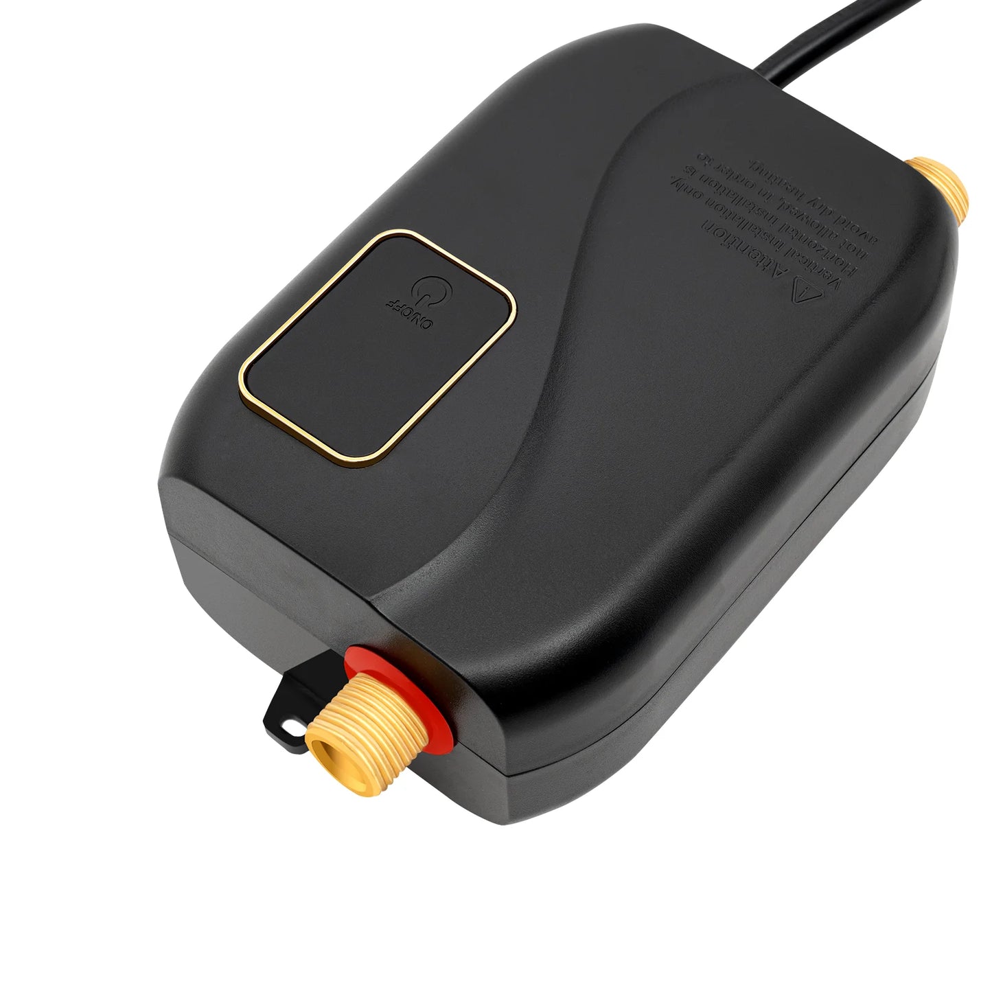 110V 3000W Tankless Water Heater Electric Instant Hot Water Heater Wall Mounted Kitchen Black