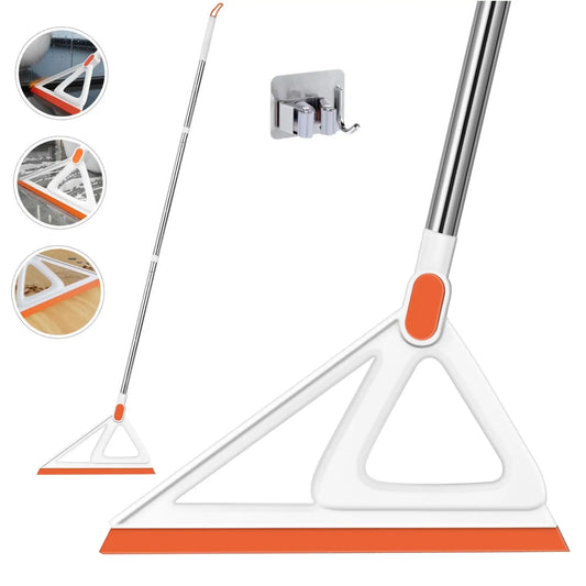 Magic Broom Silicone Floor Squeegee Broom Rubber Broom for Cleaning Water Dust Pet Hair Glass Windows