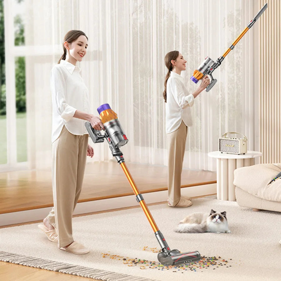 V18 Cordless Vacuum Cleaner 550W 45000PA – Powerful Brushless Motor, Handheld Home Vacuum