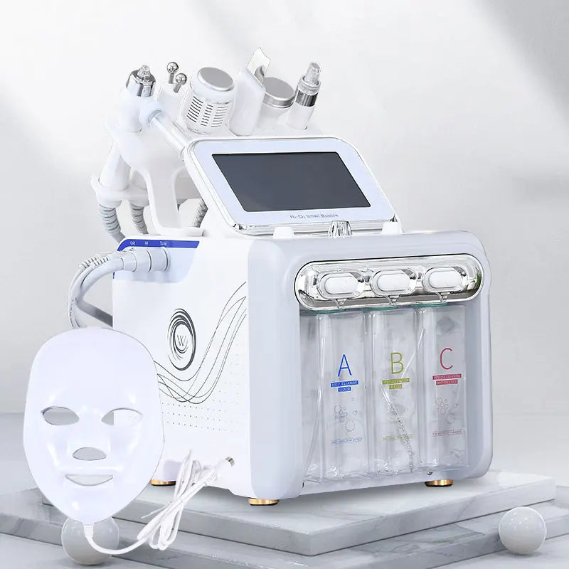 7 in 1 H2O2 Beauty Skin Cleansing Hydrofacial Machine for Home Use Water Aqua Peeling