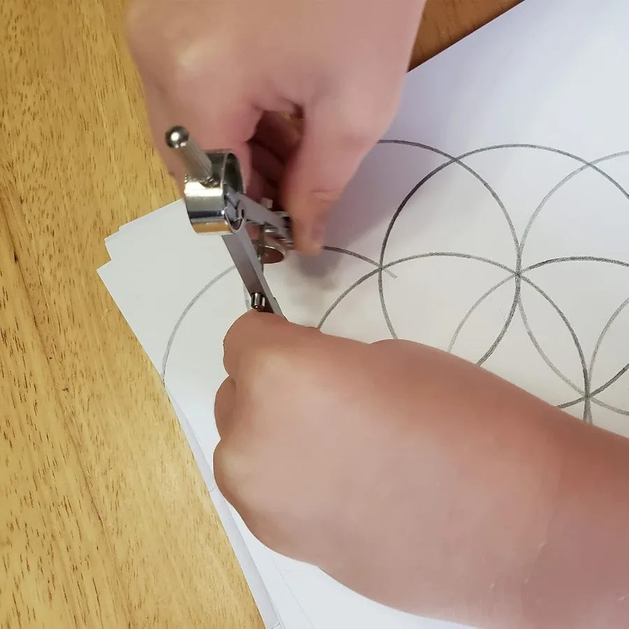 13 Pcs Compass and Protractors Set Math Compass Geometry Tool Metal Geometry Kit Precision Drawing Tool Circle Triangle Ruler P