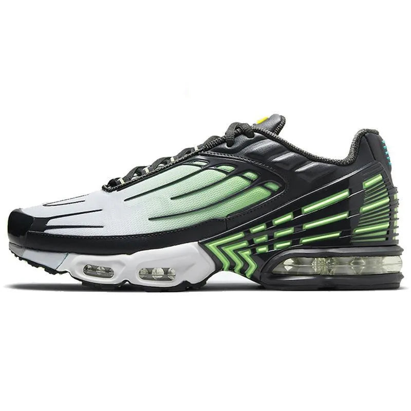 2025 TN Plus 3 New Outdoor Breathable Running Shoes For Men And Women Silver Black Lightweight Comfort 36 To 46