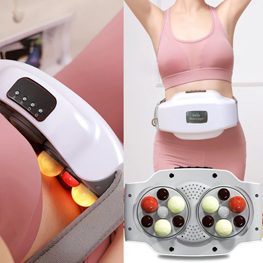 Stomach massager, Bian Shi hot compress abdominal massager, portable charging device, bid farewell to abdominal discomfort, esse