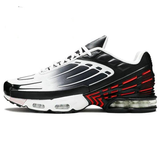 2025 TN Plus 3 New Outdoor Breathable Running Shoes For Men And Women Silver Black Lightweight Comfort 36 To 46