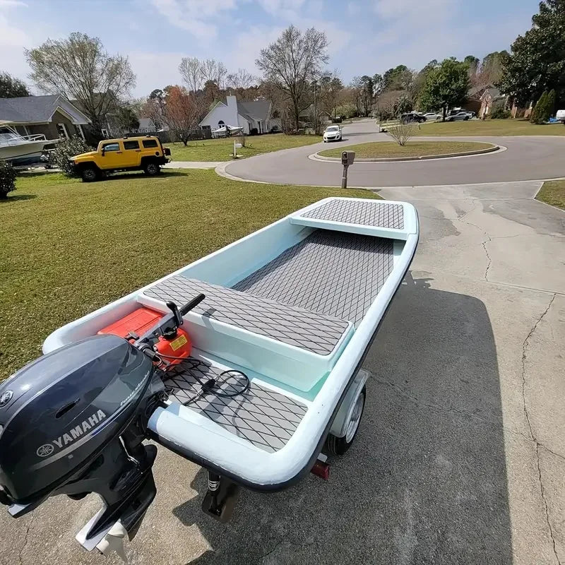 240*60cm Diamond Ship Floor Mat EVA foam Boat Anti-skid Carpet UV Resistant 6mm Thick Water Transport Navigation Accessories