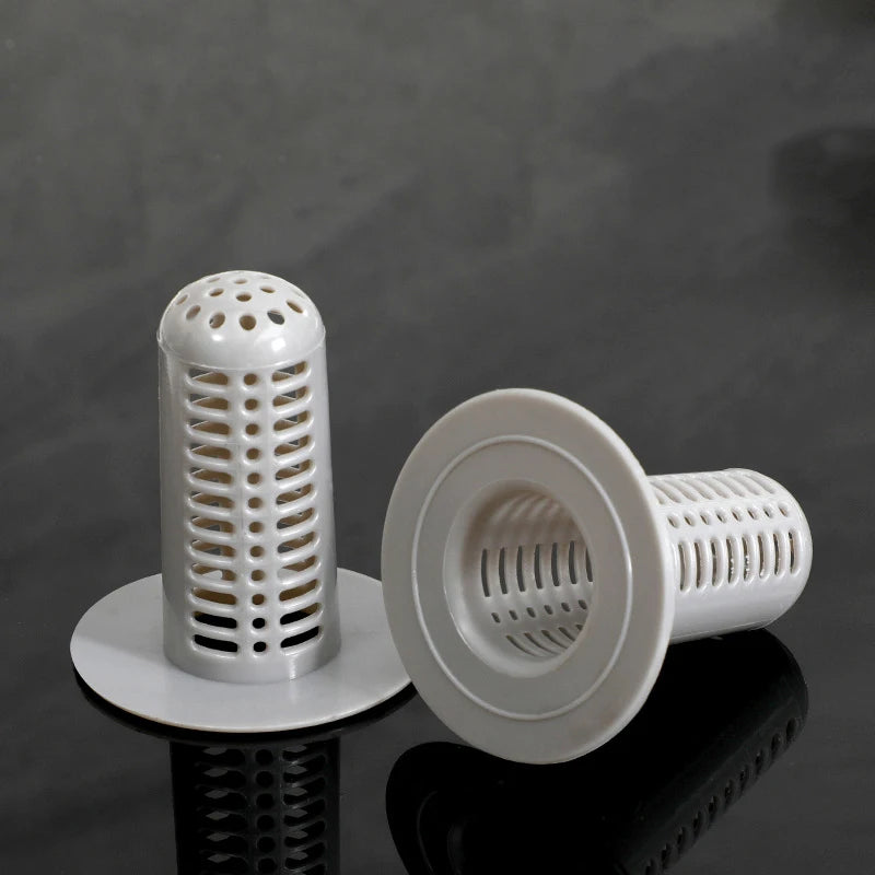 4PCS Plastic Sink Drain Filter Anti Clogging Hair Catcher Shower Bathroom Essential Pipes and Drainage Accessories