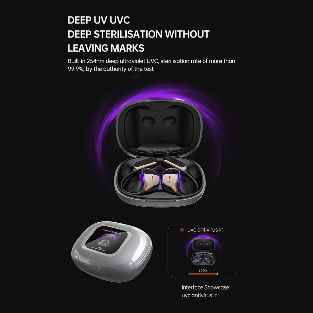 144 Languages Translation Earbuds Bluetooth AI Smart Voice Translator Real Time Translator for Travel and Business