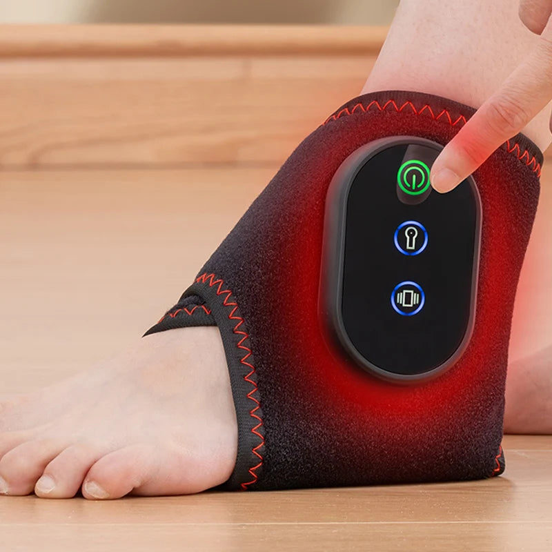 Rechargeable ankle massager, easy to operate, convenient to use, intelligent timing, vibration temperature sensing, giving gifts