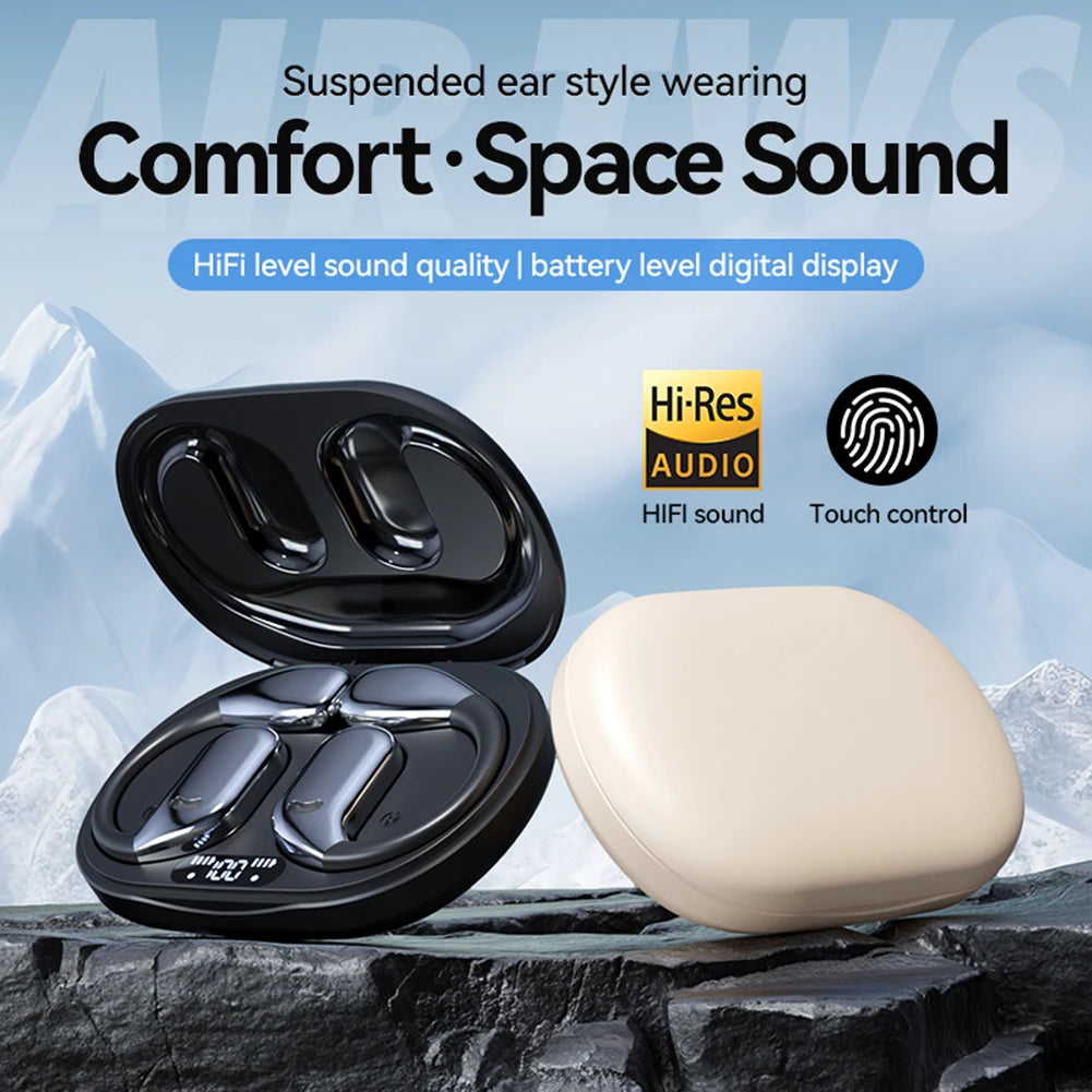 Language Translation Earbuds Bluetooth-Compatible 5.4 Translation Earphones Long Battery Life Touch Control for Android and iOS