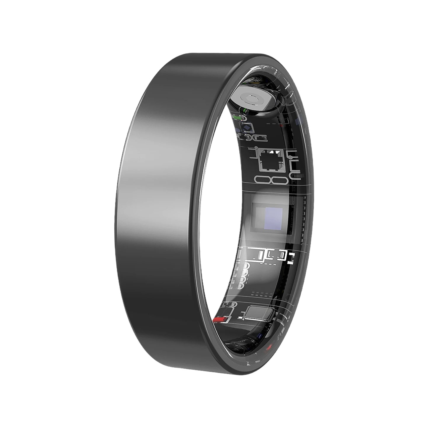 Smart Ring with Charging Case for Men Women, Health and Sleep Monitor, IP68 5ATM Waterproof, Multi-sport Mode