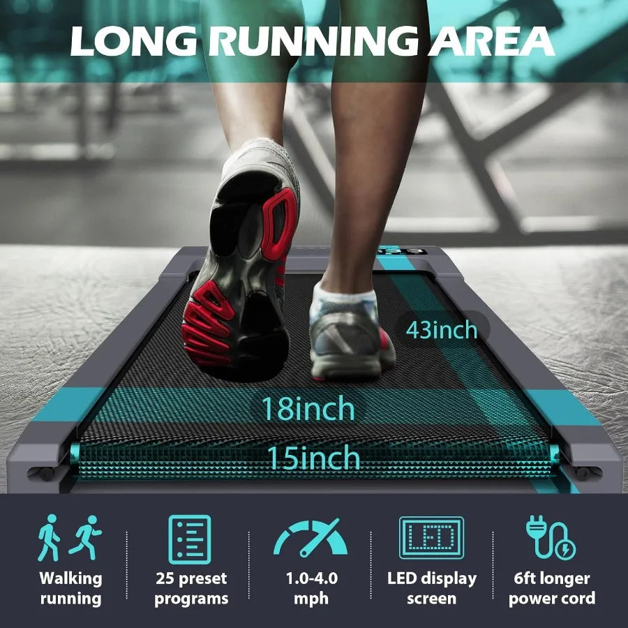 10 Incline Walking Pad With Handle Bar For Home And Office Use Foldable Treadmill With Voice Control And Bluetooth