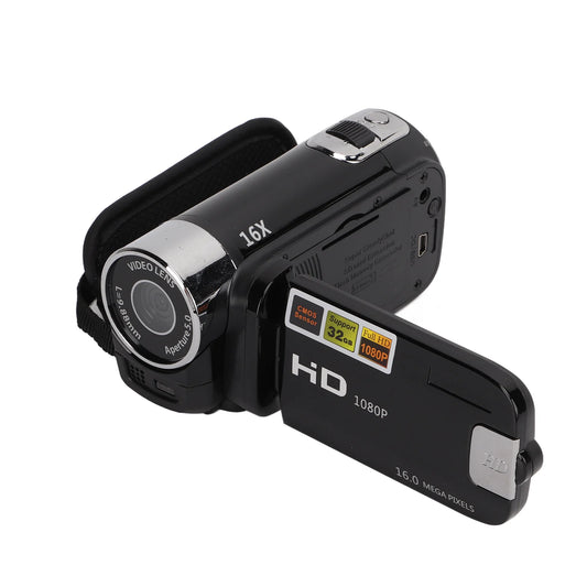 Digital Video Camera 16X Zoom Full HD Video Camera Camcorder with 270° Rotation 2.7 Inch Color Screen 1020mAh Built in Battery