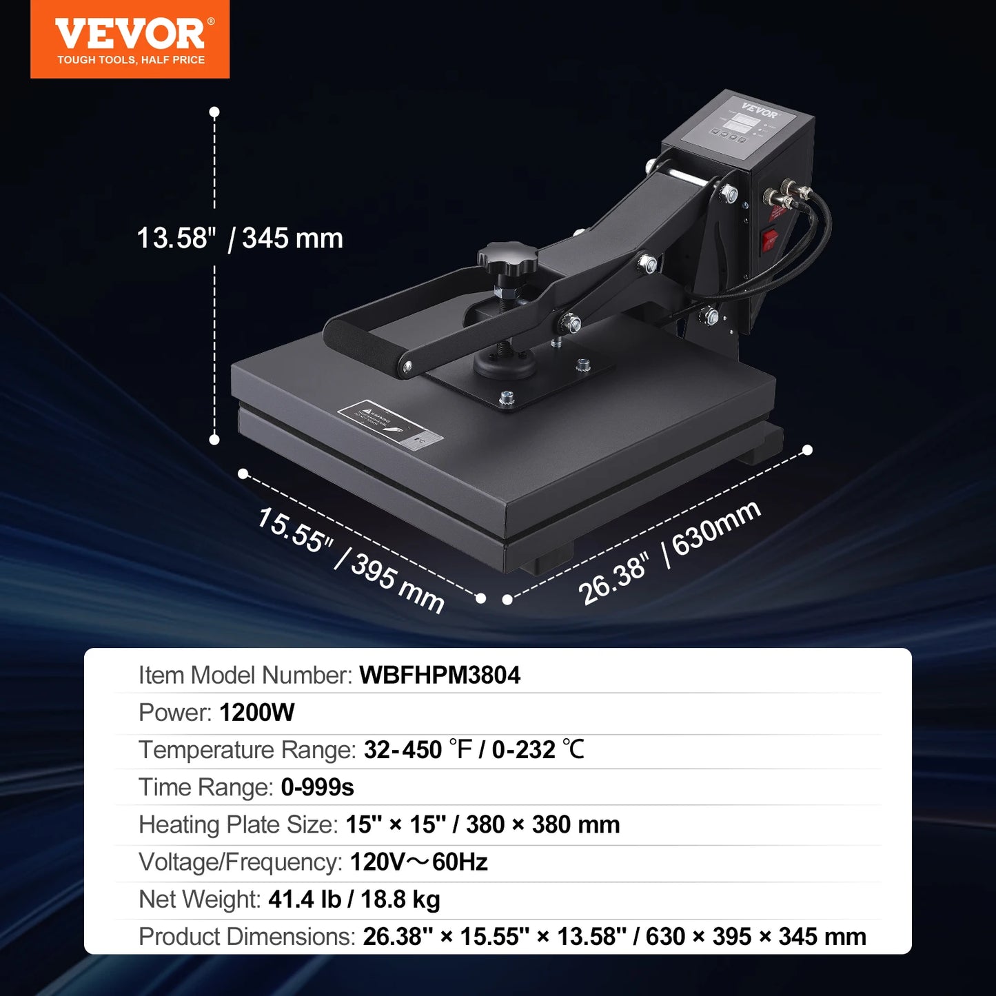 SucceBuy Heat Press Machine 15"x15"/ 16"x20" /16"x24" Sublimation Printer Manual Clamshell Transfer on DIY T-shirt Pillow
